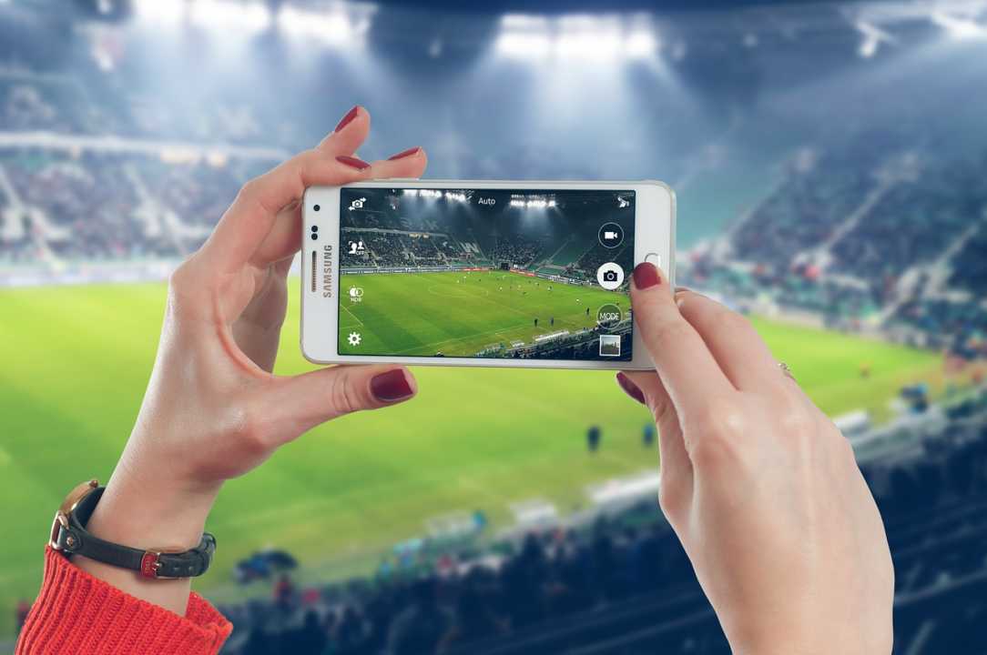 Frauen im Stadion